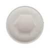 Capuchon plastique Vis Diamètre 6.3 Surplat 10 RAL9010 blanc pur - 1 pièce
