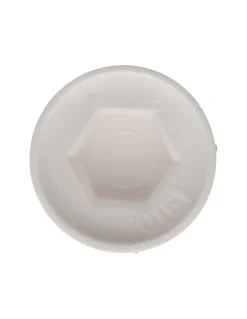 Capuchon plastique Vis Diamètre 6.3 Surplat 10 RAL9010 blanc pur - 1 pièce