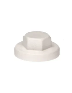 Capuchon plastique Vis Diamètre 6.3 Surplat 10 RAL9010 blanc pur - 1 pièce