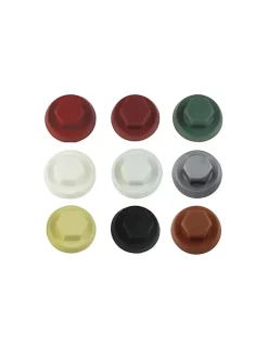 Capuchon plastique Vis Diamètre 4.8-5.5 Surplat 8 RAL9010 blanc pur - 1 pièce