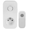 Carillon enfichable prise gigogne et bouton sans fil Blyss Soft Touch 36 mélodies