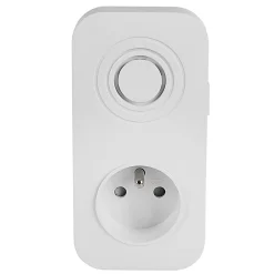 Carillon enfichable prise gigogne et bouton sans fil Blyss Soft Touch 36 mélodies