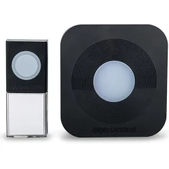 Carillon sans fil - SCS SENTINEL - 200 metres - SimplyBell - Noir