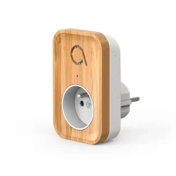 Carillon sans fil sans pile branchement sur prise 230 V technologie Kinétic Bamboo Plug - Avidsen - 102513