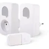 Carillons - SCS SENTINEL - SONE DUO - Sans fil et sans pile - Lot de 2 - Portée 150+50 metres - Auto-alimenté