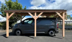Carport solaire avec panneaux photovoltaïques design 3000 Ultrawatt