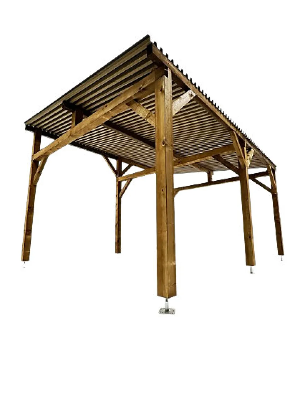 Carport solaire avec panneaux photovoltaïques design 3000 Ultrawatt