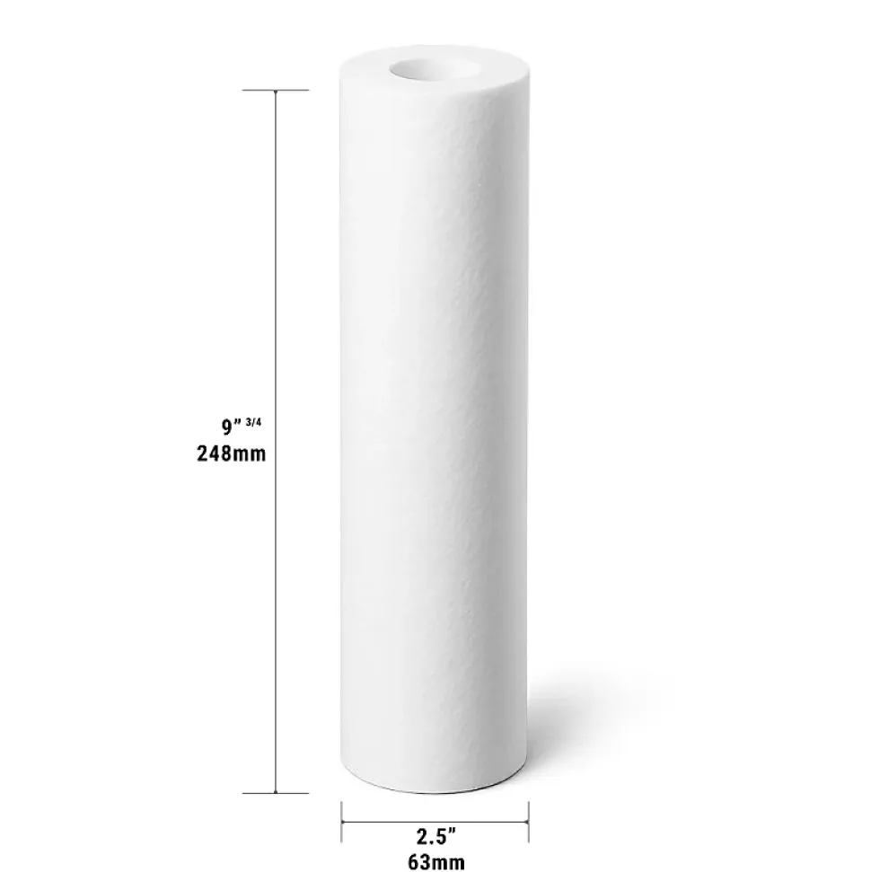 Cartouche anti-sédiments 9' 3/4 filtre à eau sous évier - 1 µm