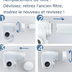 Cartouche pour système de filtration sur robinet Brita ON TAP V