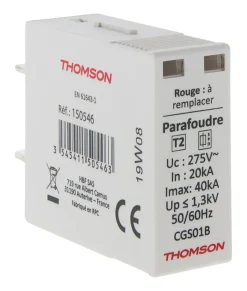 Cartouche rechange parafoudre modulaire Thomson