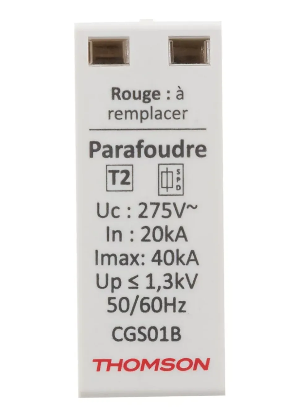 Cartouche rechange parafoudre modulaire Thomson