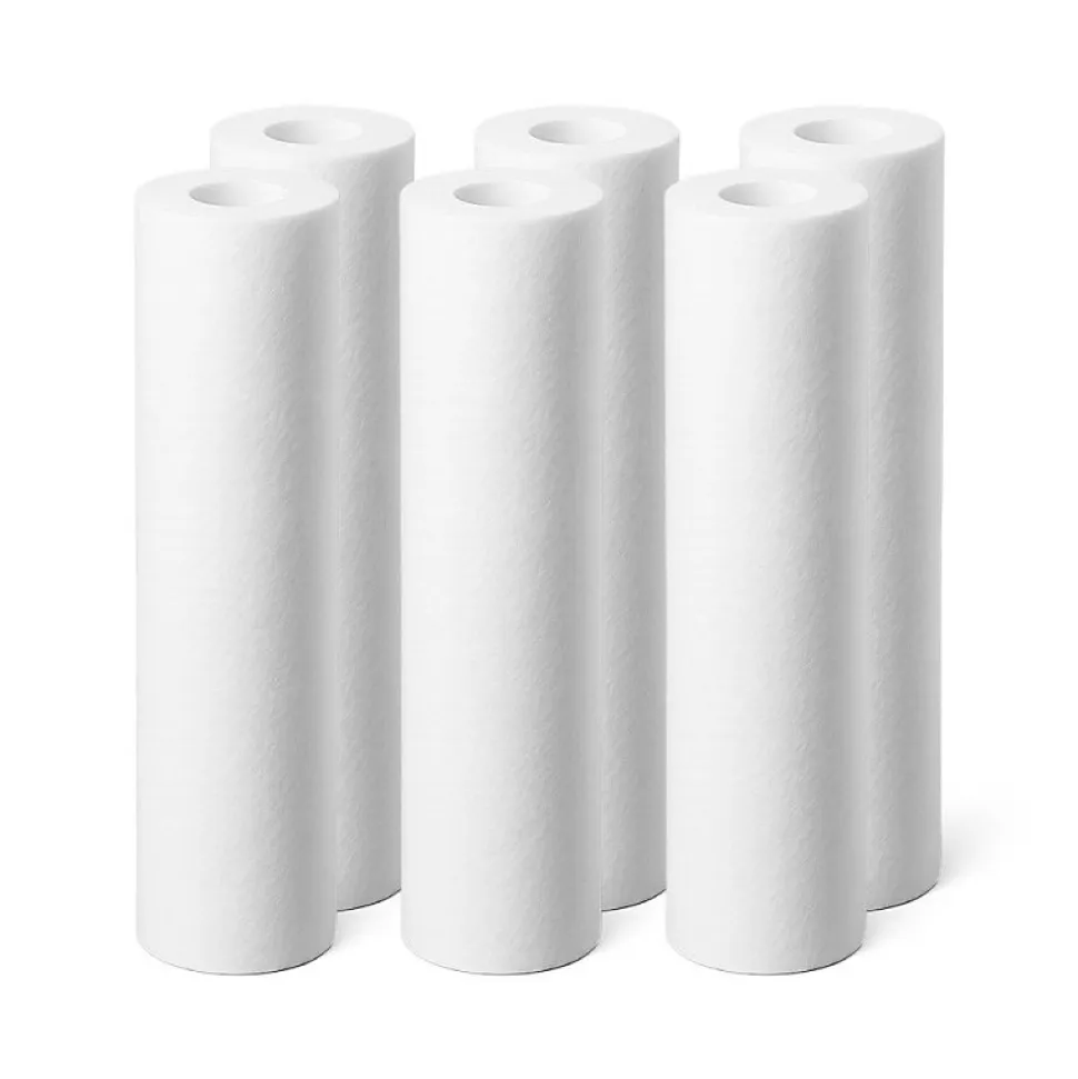 Cartouches anti-sédiments 9' 3/4 lot de 6 filtre à eau sous évier - 50 µm