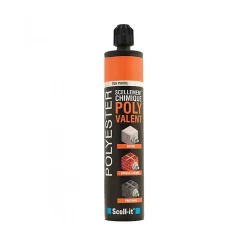 Cartouches scellement chimique ton pierre Polyvalent F 300ml SCELL-IT