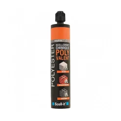 Cartouches scellement chimique ton gris béton Polyvalent F 300ml SCELL-IT