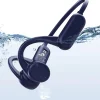 Casque à conduction osseuse IP68 étanche Bluetooth 5.0 bleu