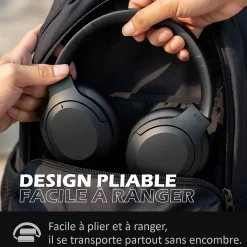 Casque Audio portable Bluetooth ANC Réduction active de bruit