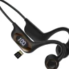Casque Bluetooth à Conduction osseuse sans Fil avec Microphone noir