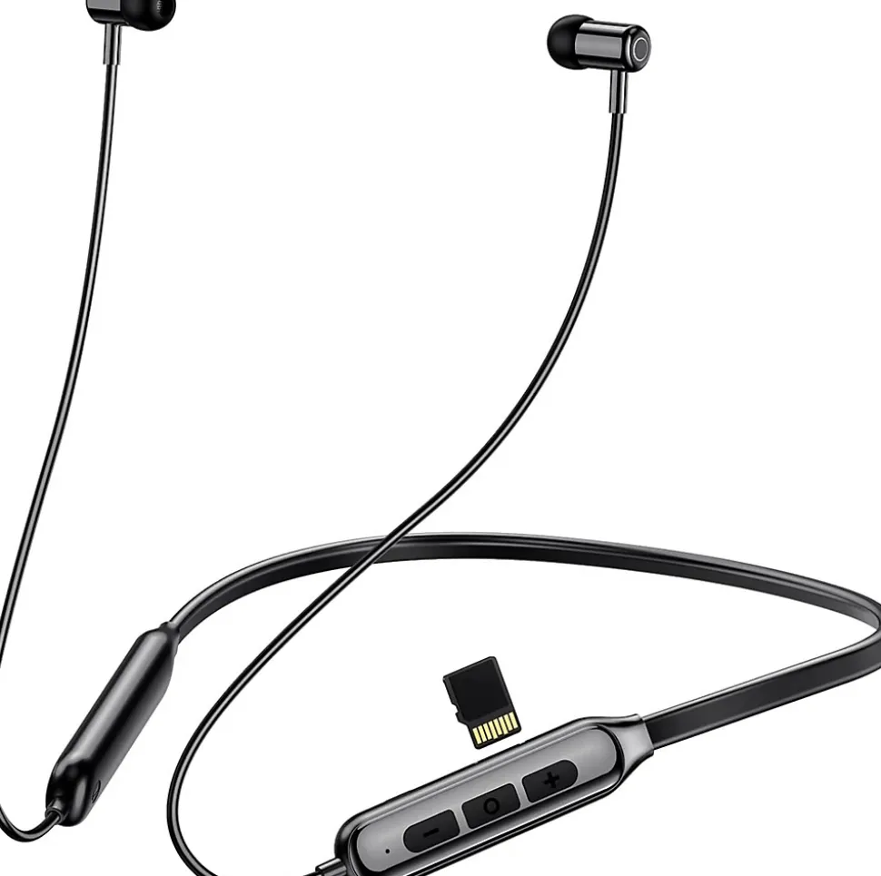 Casque Bluetooth 5.0 écouteurs de Sport IPX5 étanche gris noir