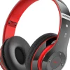 Casque Bluetooth sans Fil 40 Heures avec Microphone HD Intégré rouge noir