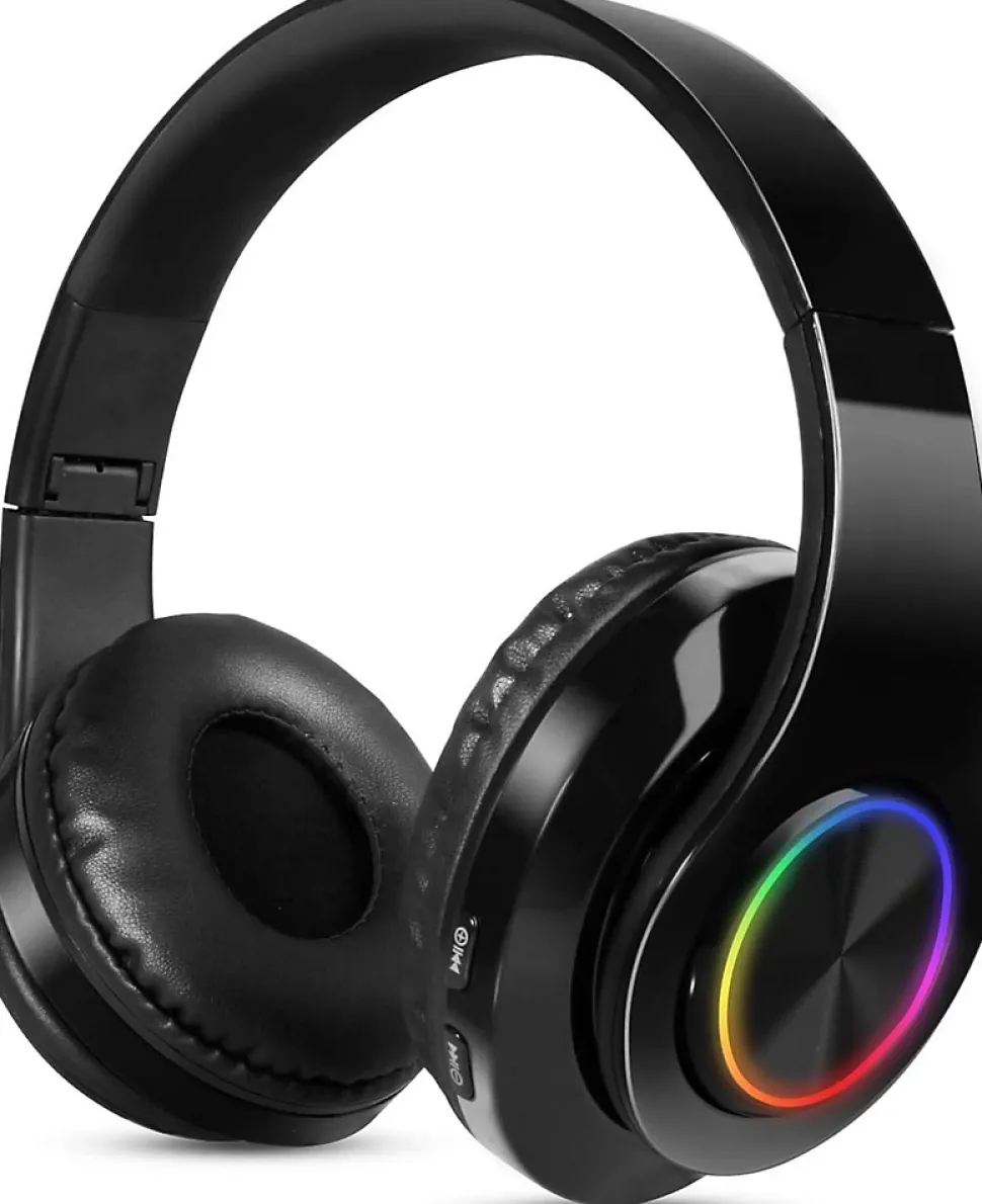 Casque Bluetooth sans Fil Pliable avec Micro intégré noir