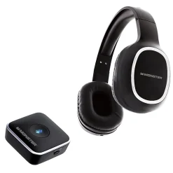 Casque TV émetteur bluetooth Monster noir