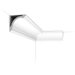 CB512 Corniche plafond Orac Decor - 10x10x200cm (h x p x L) - moulure décorative polystyrène Carton complet