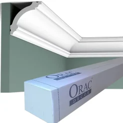 CB511 Corniche plafond Orac Decor - 6,7x6,7x200cm (h x p x L) - moulure décorative polystyrène Carton complet