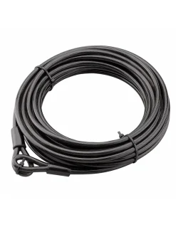 Câble antivol Twisty, vélo, abris de jardin, diamètre 8, 12.00m, acier gaine PVC - THIRARD