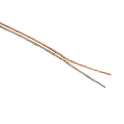 Câble audio HI-FI 2x0,75mm² transparent - 10m - Zenitech