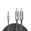 Câble audio Jack 3.5 - 2x RCA 50cm LINDY