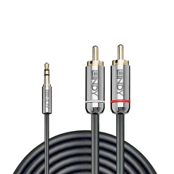 Câble audio Jack 3.5mm - 2x RCA 5 m LINDY
