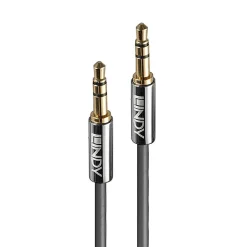 Câble audio Jack 3.5mm Cromo Line 5m LINDY