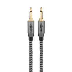 Câble audio Jack 3.5mm gold 3 mètres GOOBAY