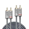 Câble audio 2x RCA Cromo Line 5m LINDY