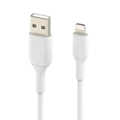 Câble Boost Charge USB A vers Lightning 1m Belkin blanc