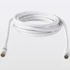 Câble coaxial Mâle / Femelle + adaptateur Mâle / Mâle blanc Blyss, 3 m