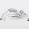 Câble coaxial Mâle / Femelle + adaptateur Mâle / Mâle blanc Blyss, 5 m