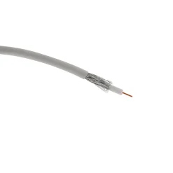 Câble coaxial TV - 17 VATCA PH blanc - 20m - Zenitech