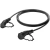 Câble de recharge 8m T2-T2 32A 3P lisse pour borne triphasée - GEWISS - GWJ5838CL