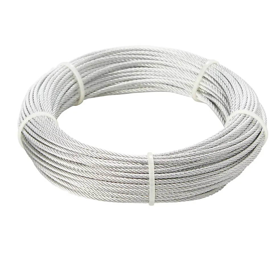 Câble en acier Diall ø2 mm, 20 m Argent