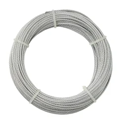 Câble en acier Diall ø2 mm, 20 m Argent