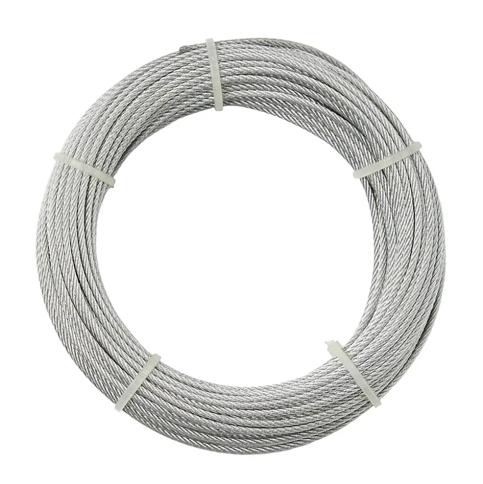 Câble en acier Diall ø2 mm, 20 m Argent