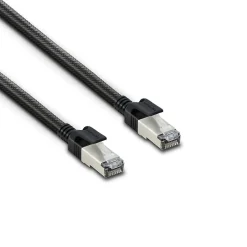 Câble Ethernet RJ45 CAT 8 mâle/mâle tressé - S/FTP 3 m - Metronic 395631