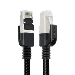 Câble Ethernet RJ45 CAT 8 mâle/mâle tressé - S/FTP 5 m - Metronic 395631