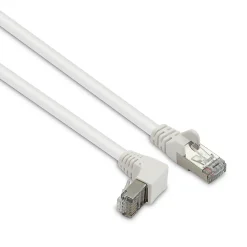 Câble Ethernet RJ45 CAT 6a mâle/mâle coudé - FTP 3 m - Metronic 395527
