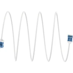 Câble Ethernet slim flexible Cat6a 15cm GOOBAY