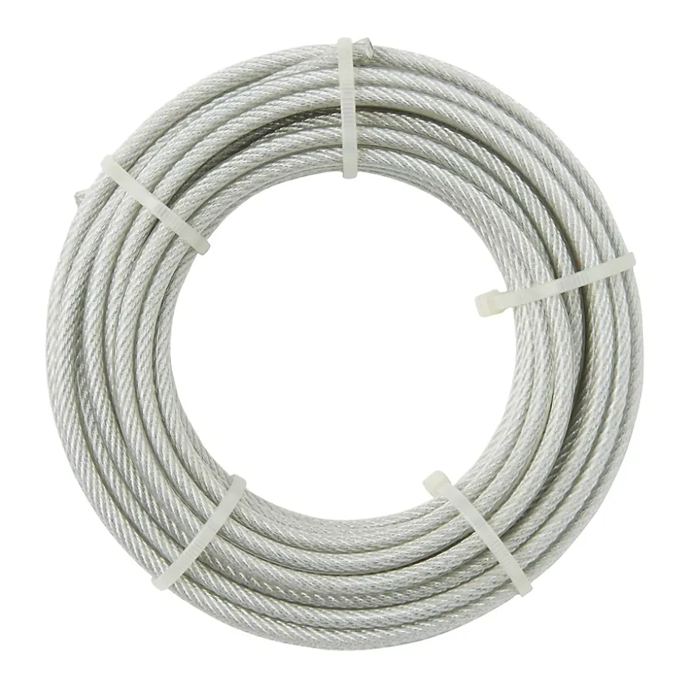 Câble gaine Diall ø6 mm x 10 m transparent