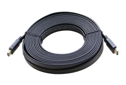 Câble HDMI Mâle / Mâle coudé 4K noir Blyss Or, 10 m