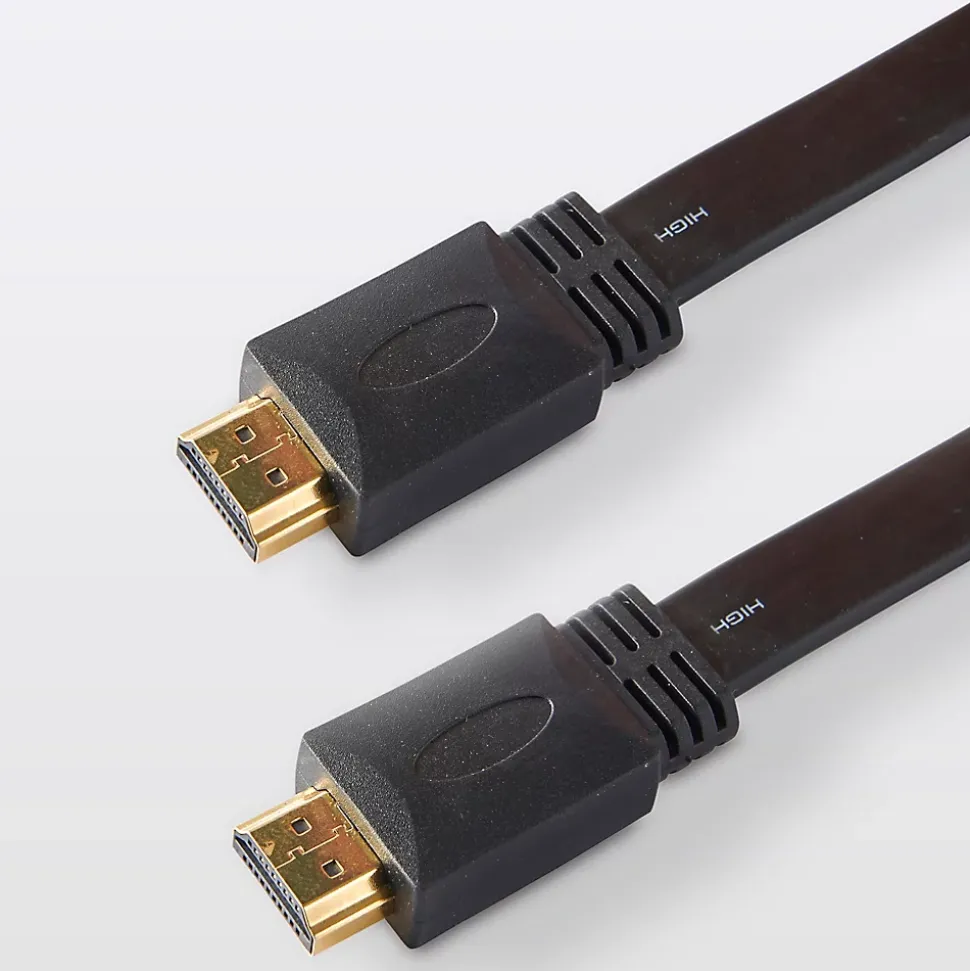 Câble HDMI Mâle / Mâle coudé 4K noir Blyss Or, 10 m