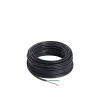 Câble électrique flexible H03VVH2F 2x0,75 mm² Noir - 25 m